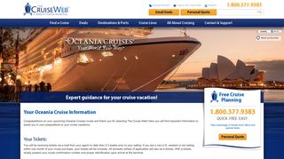Already Booked - Oceania Cruises: Tickets, Pre-registration, Travel ...