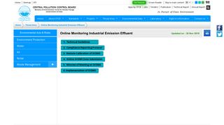 Online Monitoring of Industrial Emission & Effluent - Central Pollution ...