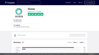 Ocere Reviews | Read Customer Service Reviews of ocere.com
