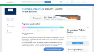 Access webmail.ochsner.org. Sign On | Ochsner Health System