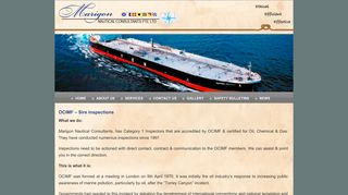 OCIMF – Sire Inspections | Marigon Nautical Consultants