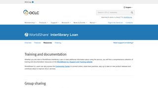 WorldShare Interlibrary Loan resources - OCLC
