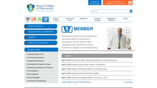 Member - OCPInfo.com | Ontario College of Pharmacists