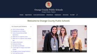 Orange County Public Schools, Orange County Virginia