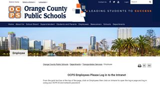 Employee - Orange County Public Schools