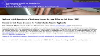 OCR - US Department of Health & Human Services - Office for Civil ...