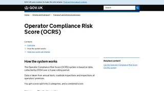 Operator Compliance Risk Score (OCRS): How the system works ...