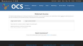 Webmail - OCS Solutions
