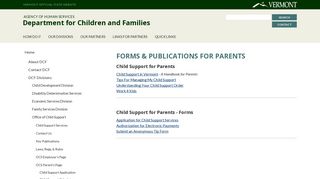 Forms & Publications for Parents - Vermont Department for Children ...