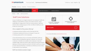 Staff Care Solutions - Momentum