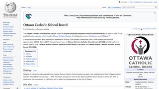 Ottawa Catholic School Board - Wikipedia