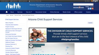 Arizona Child Support Services | Arizona Department of Economic ...