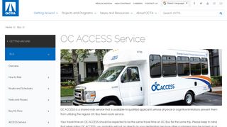 ACCESS Service Overview - Orange County Transportation Authority