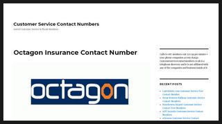 Octagon Insurance Contact Phone Number