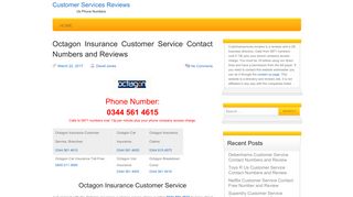 Octagon Insurance Customer Service Contact Number and Review ...