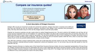 Octagon Insurance - Information and Contact Details - prudentplus.com