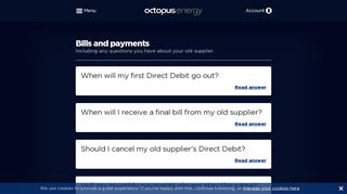 Bills and payments | Octopus Energy