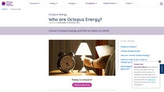 Octopus Energy Reviews & Contact Details | MoneySuperMarket