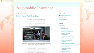 Automobile Insurance: Liberty Mutual Right Track Login