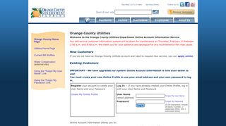 Orange County Utilities - Orange County Government