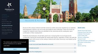 Accounts & Access - Oklahoma City University