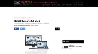 On-Net Surveillance Systems (OnSSI) OnSSI Ocularis 5.6 VMS in ...