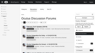 Developer - Oculus Forum