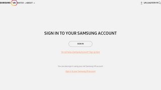 Sign In - Samsung VR - Content Portal