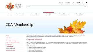 Membership - Canadian Dental Association