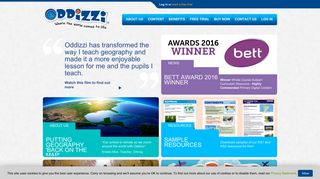 Oddizzi Geography resource for primary schools