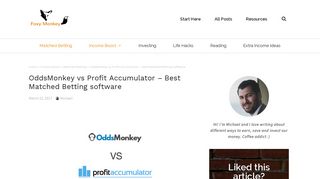 OddsMonkey vs Profit Accumulator - Best Matched Betting software ...