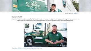 Old Dominion Freight Line | Careers Center | Welcome