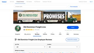 Working as a Driver at Old Dominion Freight Line: Employee Reviews ...