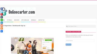 Ok.ru Registration | Odnoklassniki Sign Up - Online Carter