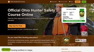 Ohio Online Hunter Safety Course | Hunter-ed.com™