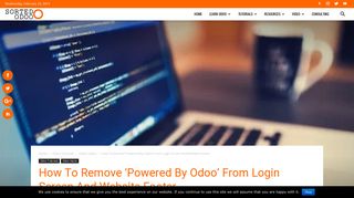 How To Remove 'Powered By Odoo' From Login Screen And Website ...