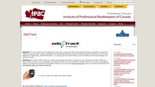 OdoTrack - Institute of Professional Bookkeepers of Canada
