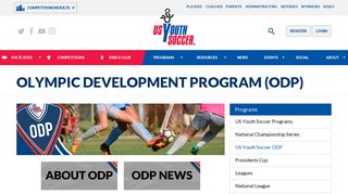 Olympic Development Program (ODP) - Programs | US Youth Soccer