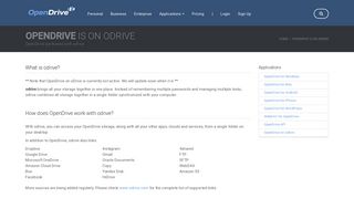 OpenDrive is on odrive