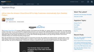 odrive Uses the Amazon Cloud Drive API to Help Customers ...