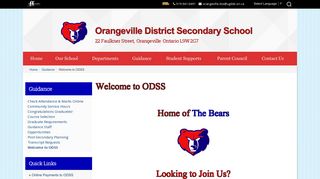 Welcome to ODSS (Orangeville District Secondary School)