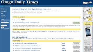 Otago Daily Times - Digital Edition - Odt