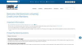 Old Dominion University Credit Union ! - ODU CU Members