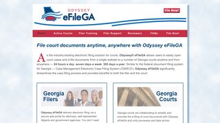 Odyssey eFileGA | Court E-Filing Solution for Georgia