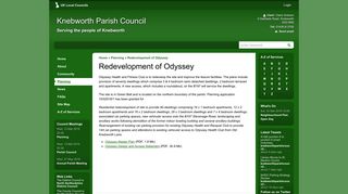 Redevelopment of Odyssey | Knebworth Parish Council