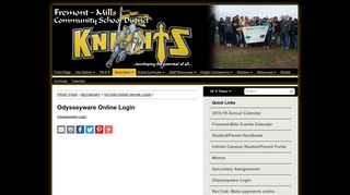 Fremont Mills Community School District - Odysseyware Online Login