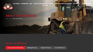 About the Job Board | International Union of Operating Engineers ...