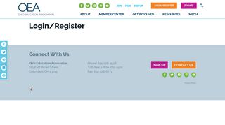 Login/Register - Ohio Education Association