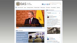 OAS - Organization of American States: Democracy for peace, security ...