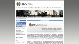 OEA Scholarships - Organization of American States